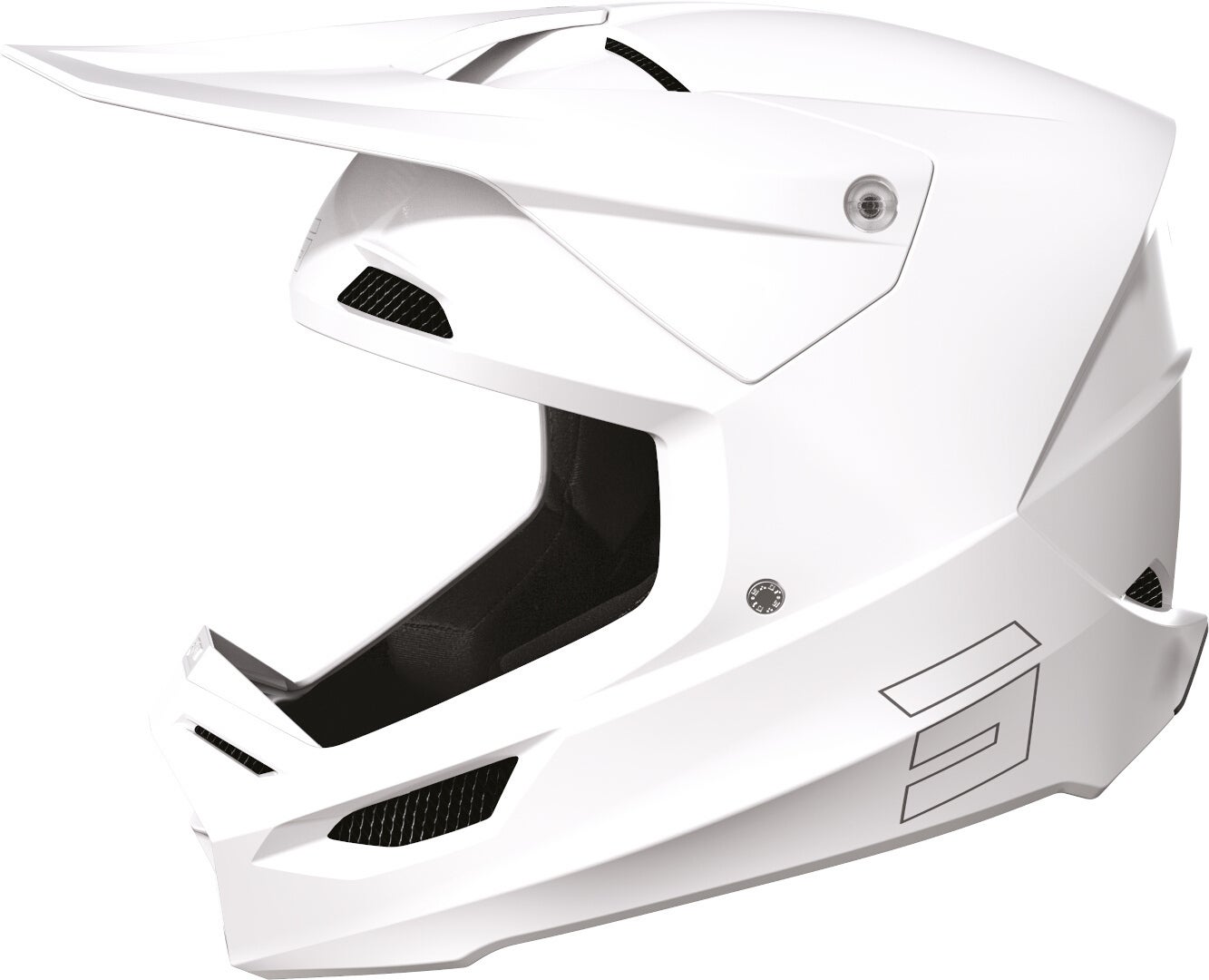 Shot Race Solid Motocross hjelm hvit XXL (63/64) Figur 1