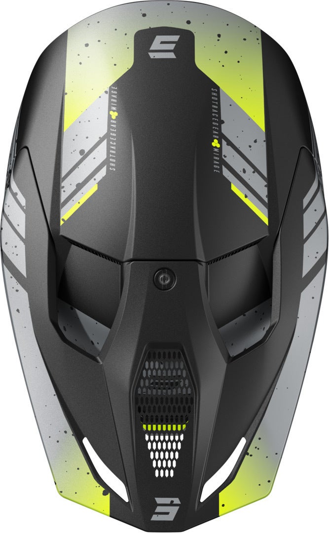 Shot Furious Mirage Motorcross Helm grijs/geel Verlies (59/60) Figuur 3