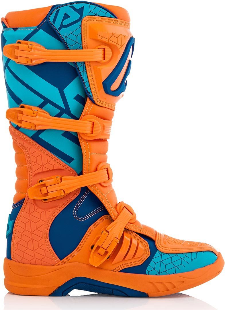 Acerbis X-Team Bottes Motocross Orange/Bleu 41 Figure 2