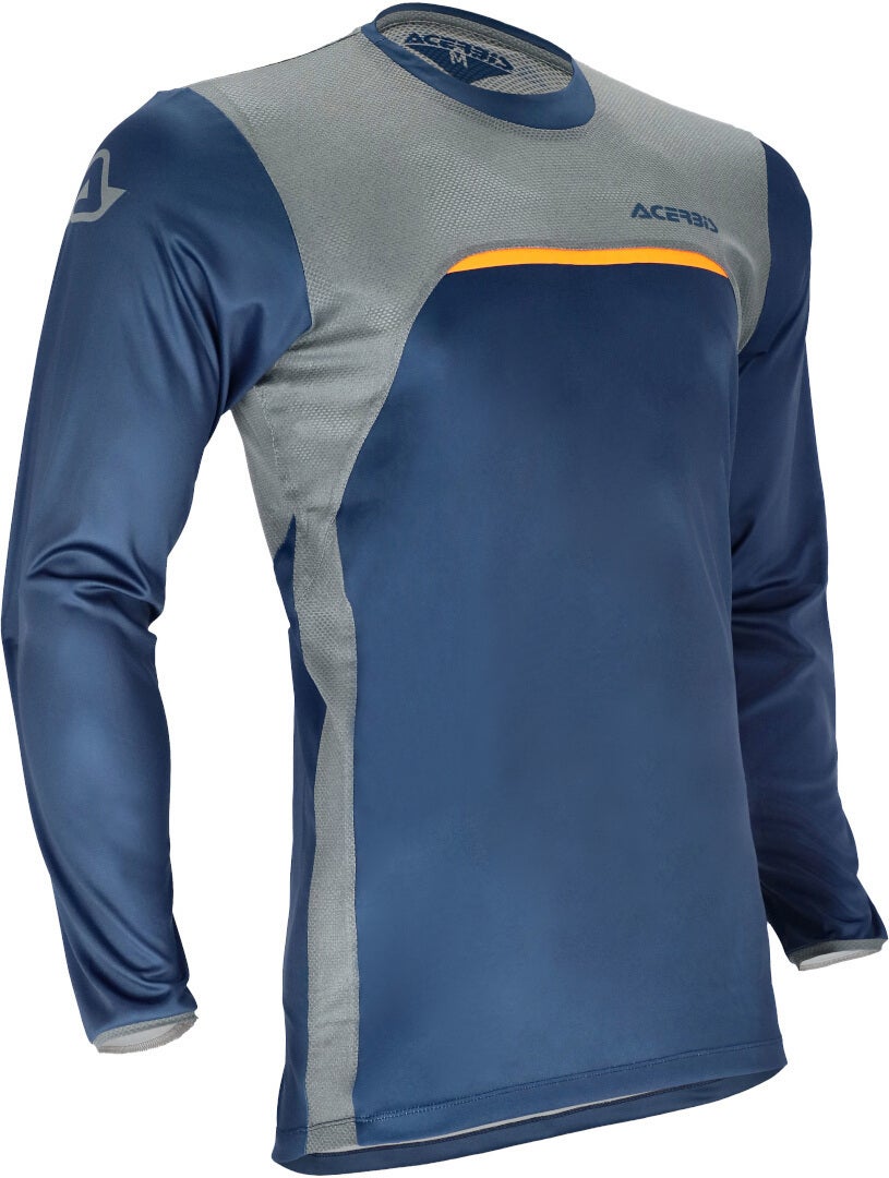 Acerbis X-Duro Motocross Jersey blå/orange XL Figur 1