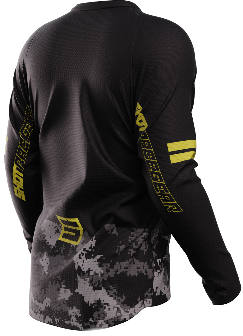 Shot Devo Army Motorcross jersey Zwart/goud M Figuur 2