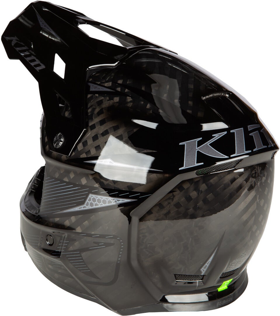 Klim F3 Carbon Pro Casco Motocross nero/carbonio S (54/55) Figura 2