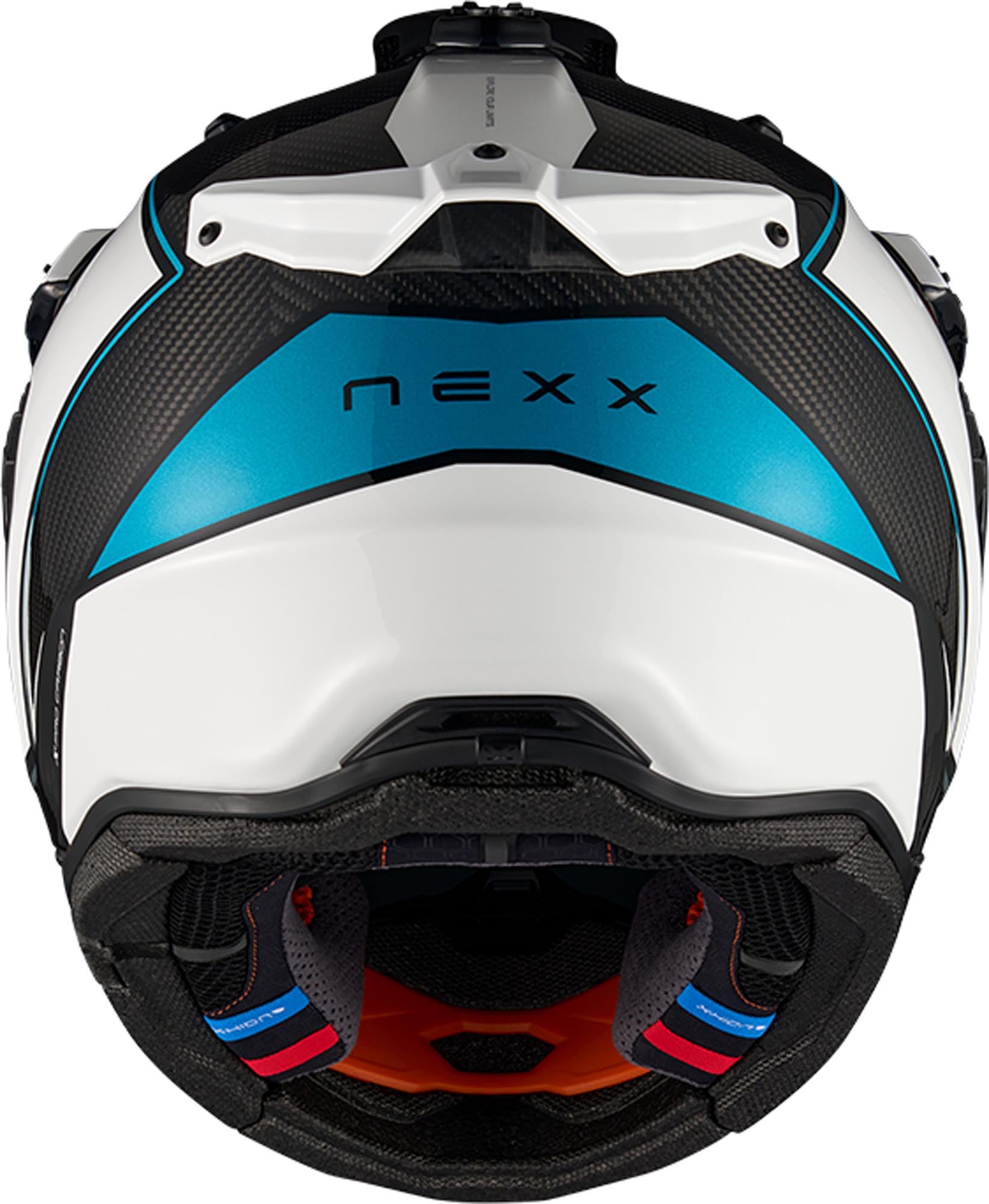 Nexx X.Rally Raid Carbon Endurohelm wit/roze/blauw Verlies (59/60) Figuur 5