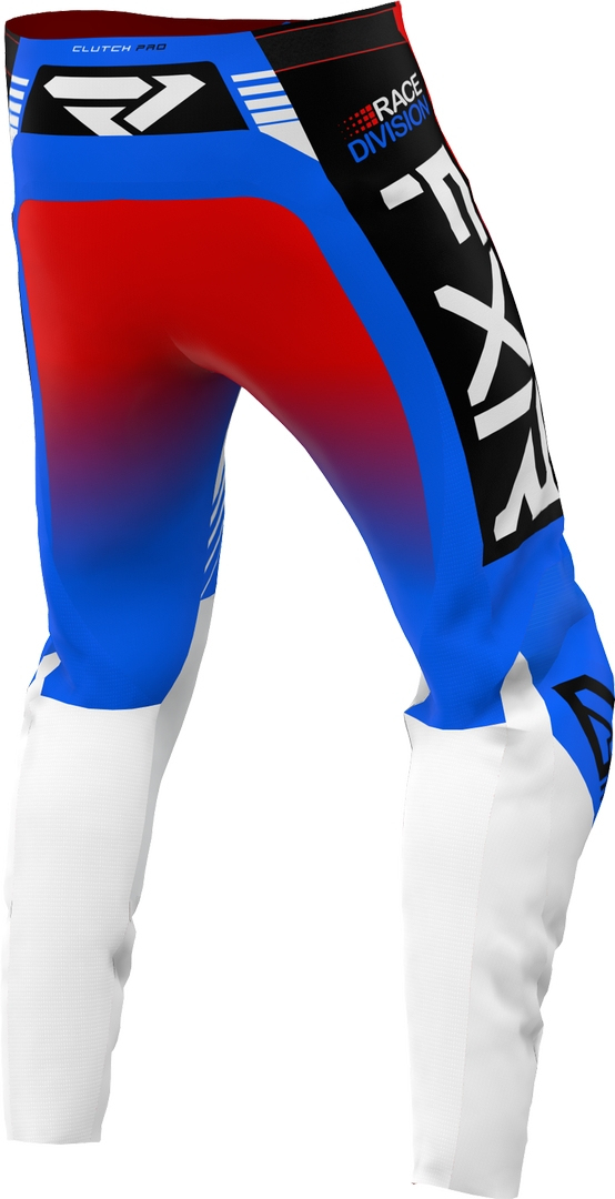 FXR Clutch Pro 2023 Motocross Pants white/blue/red 40 Figure 2
