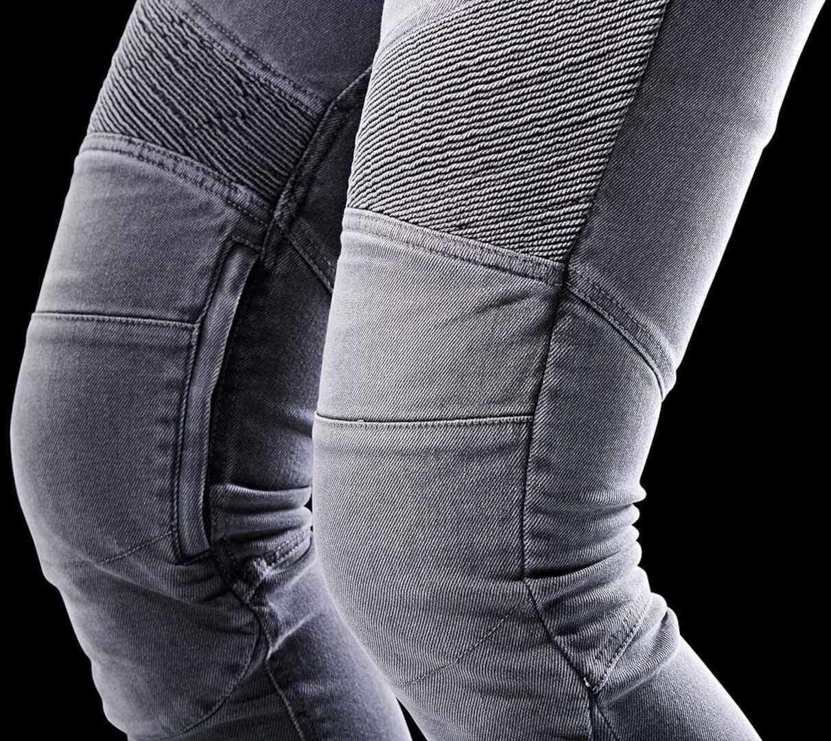 Furygan Purdey Evo Slim Dame Motorcykel Jeans grå 32/30 Figur 12