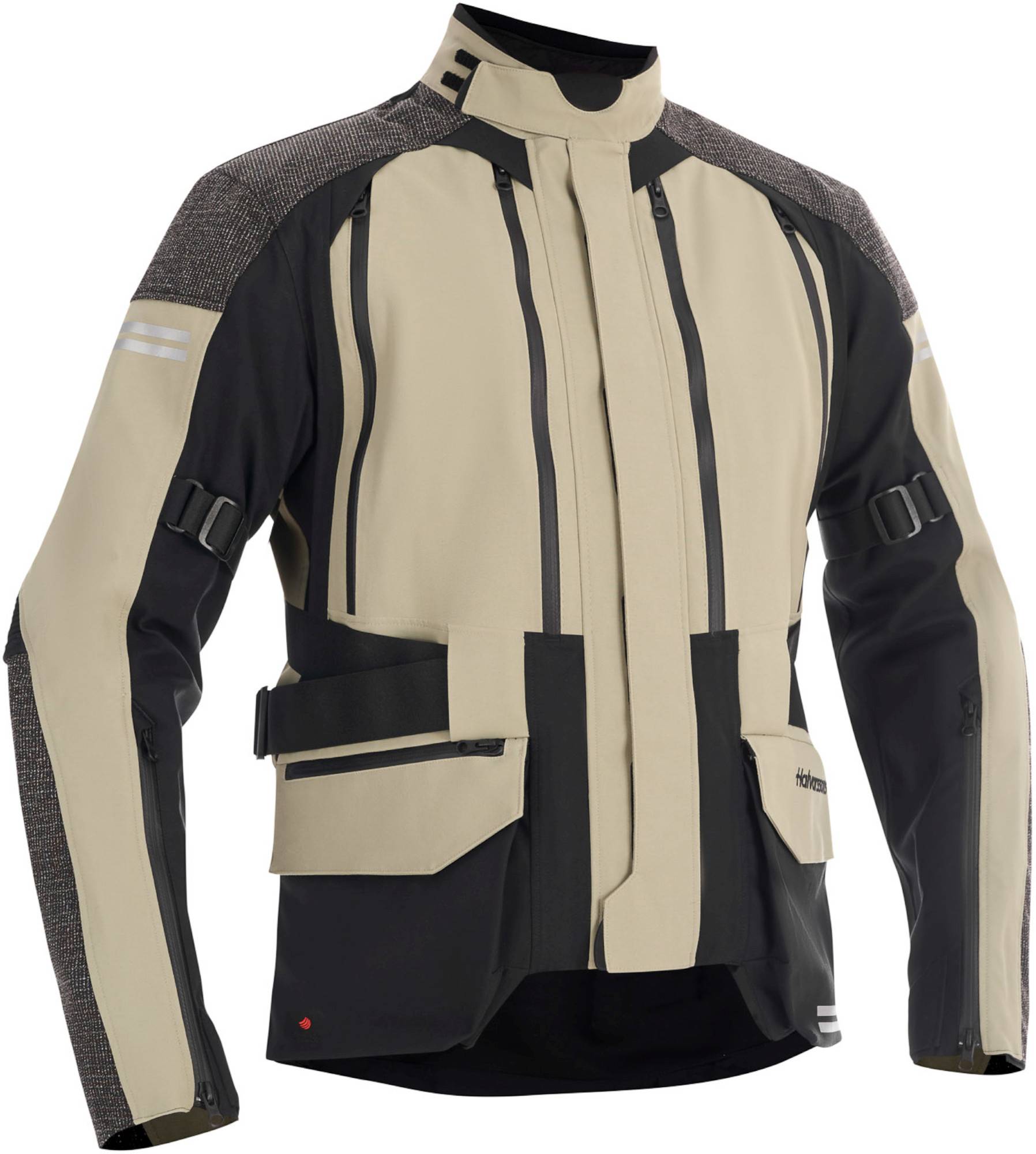 Halvarssons Dalen waterproof Motorcycle Textile Jacket Khaki/Black 62 Figure 1