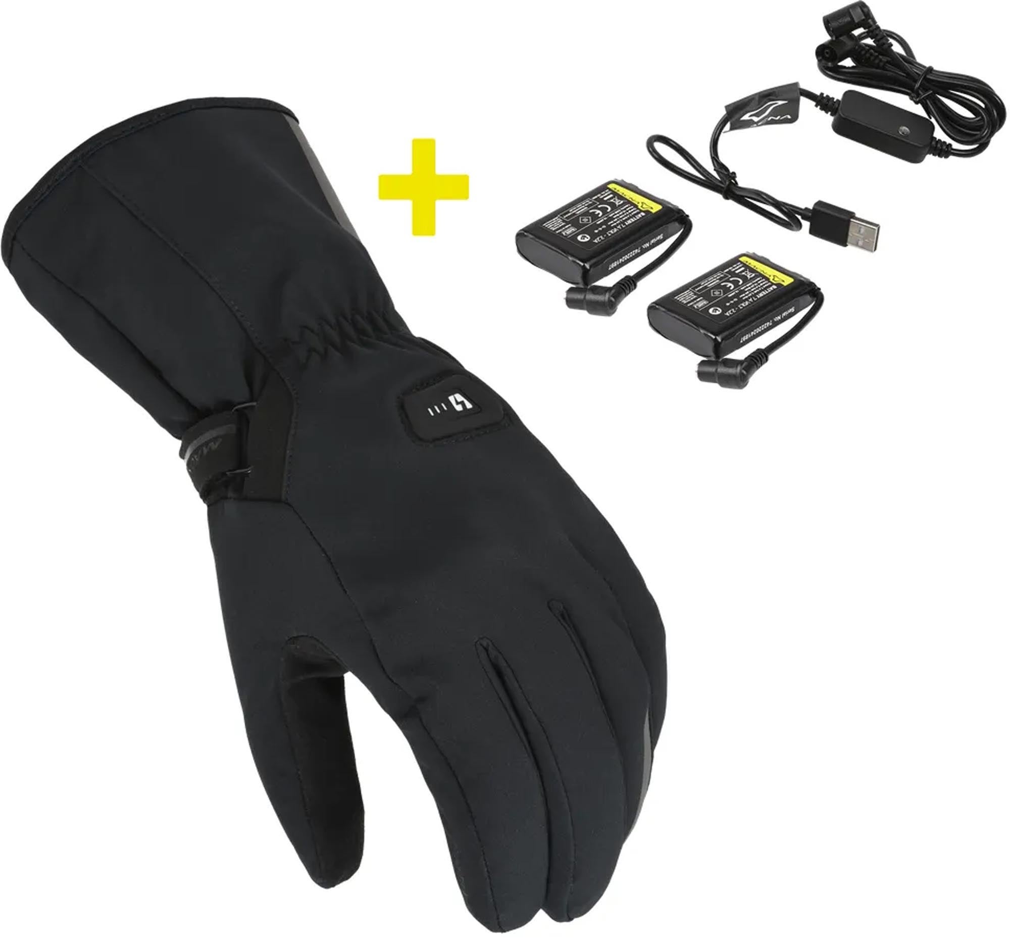Macna Unite 2.0 RTX Kit Luvas de Motocicleta Femininas de Inverno aquecidas e impermeáveis + 7,4V / 2,2A Baterias e Carregador Artigo principal Figura 1