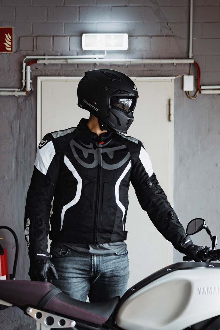 Berik Imola Air Motorcycle Textil Jacket black/white 60 Figure 2