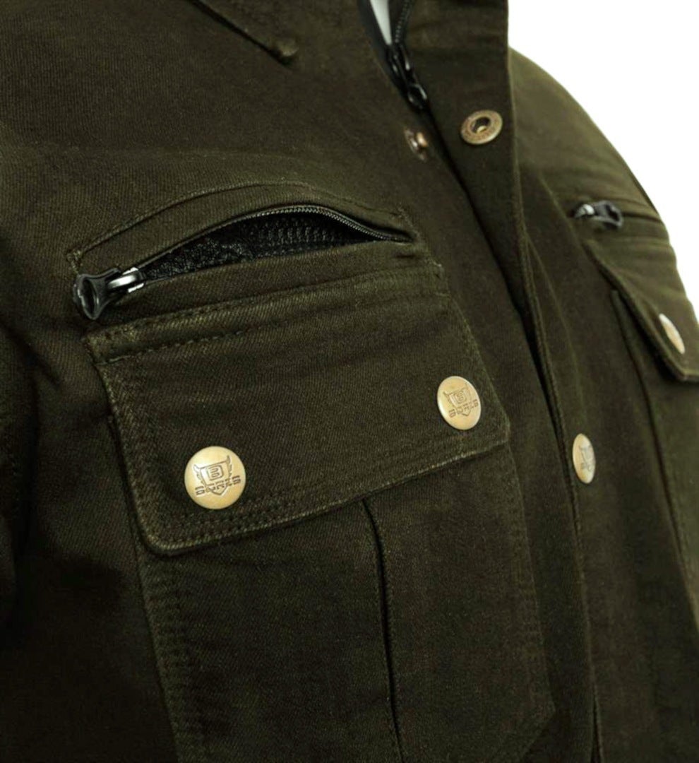 Bores Driver Camicia moto Verde scuro 4XL Figura 5