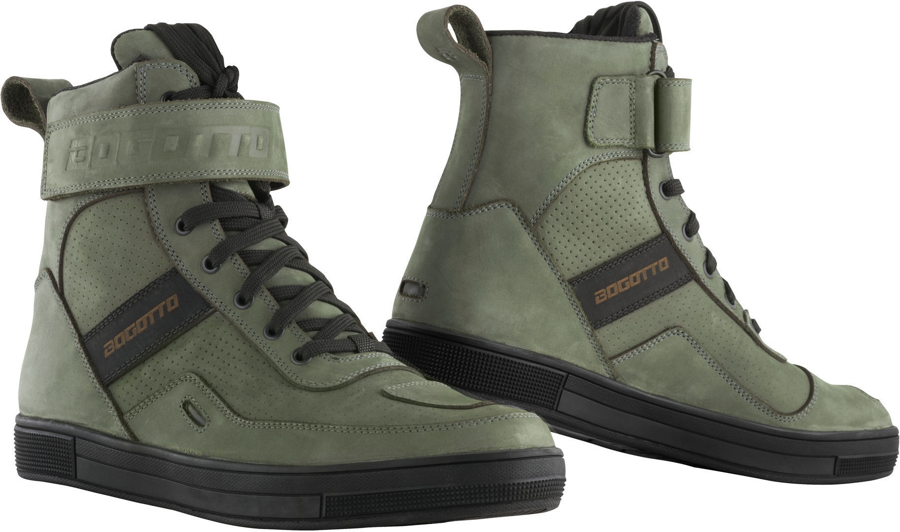 Bogotto Denton perforated waterproof Motorcycle Shoes-image-827146503