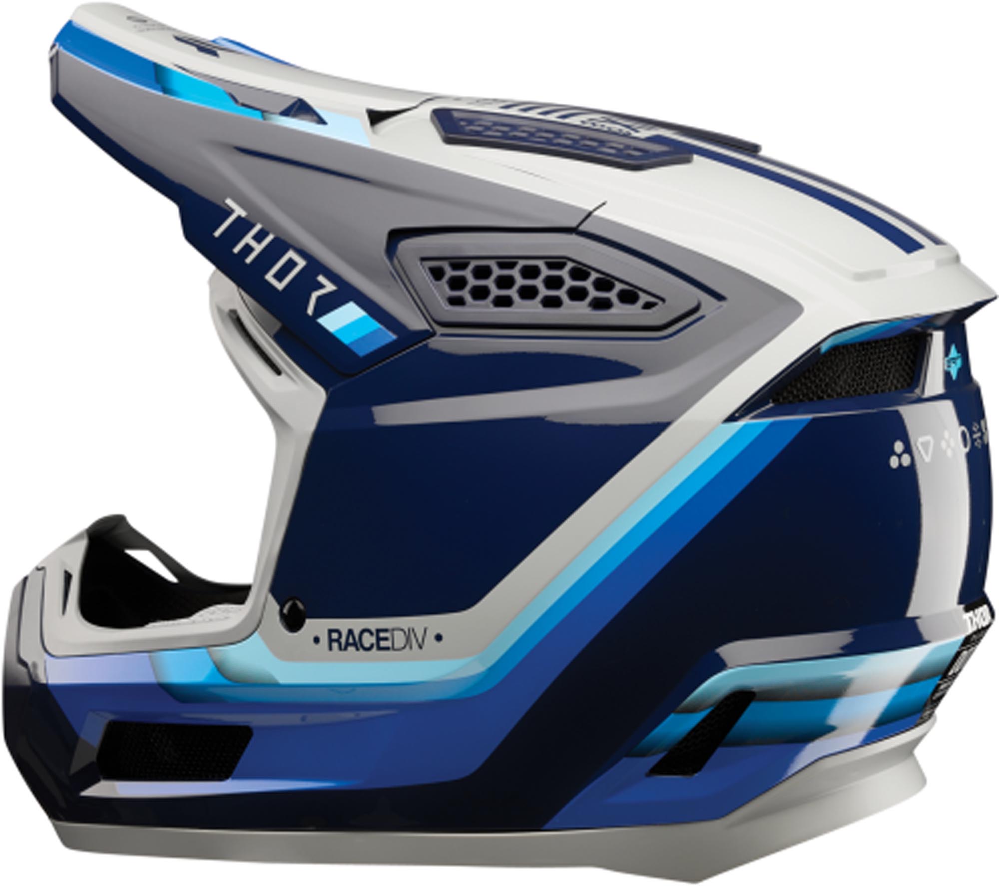 Thor Fleet Defy Motocrosshelm blauw/grijs XS (53/54) Figuur 2