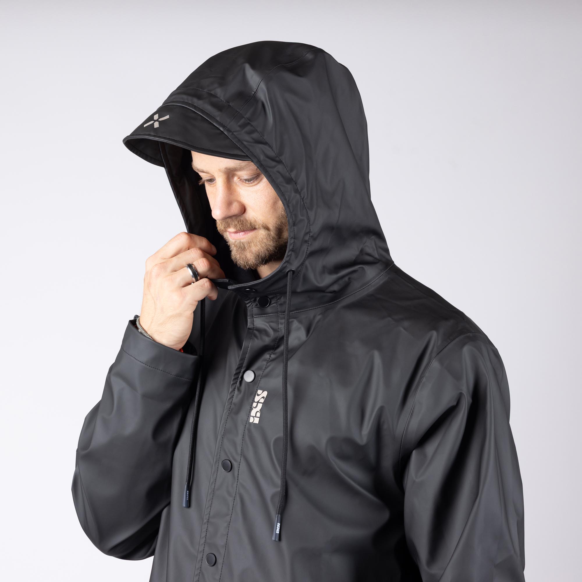 IXS AW 1.0 Parka textil impermeable negro XL Figura 6