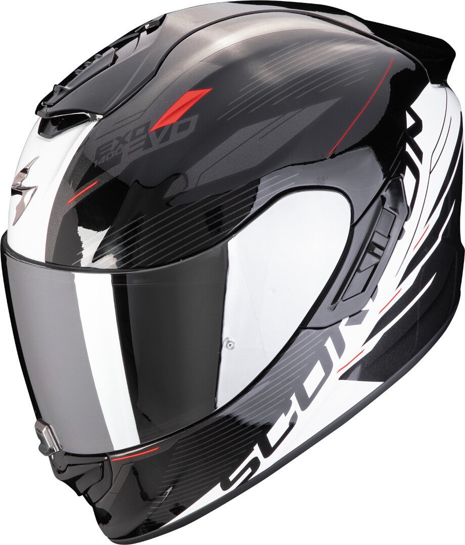 Scorpion Exo-1400 Evo 2 Air Luma Casco Bianco/nero L (59/60) Figura 1