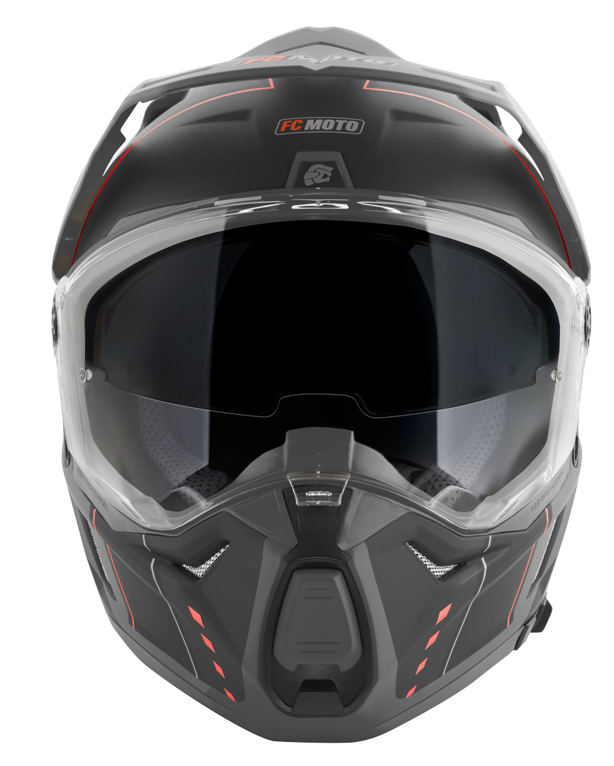 FC-Moto Merkur Pro Air Cască Enduro Negru/gri XL Figura 6