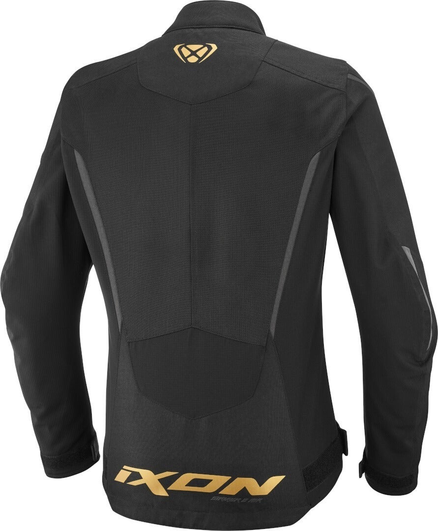 Ixon Striker 2 Air WP imperméable dames moto textile veste Noir/Or 3XL Figure 2