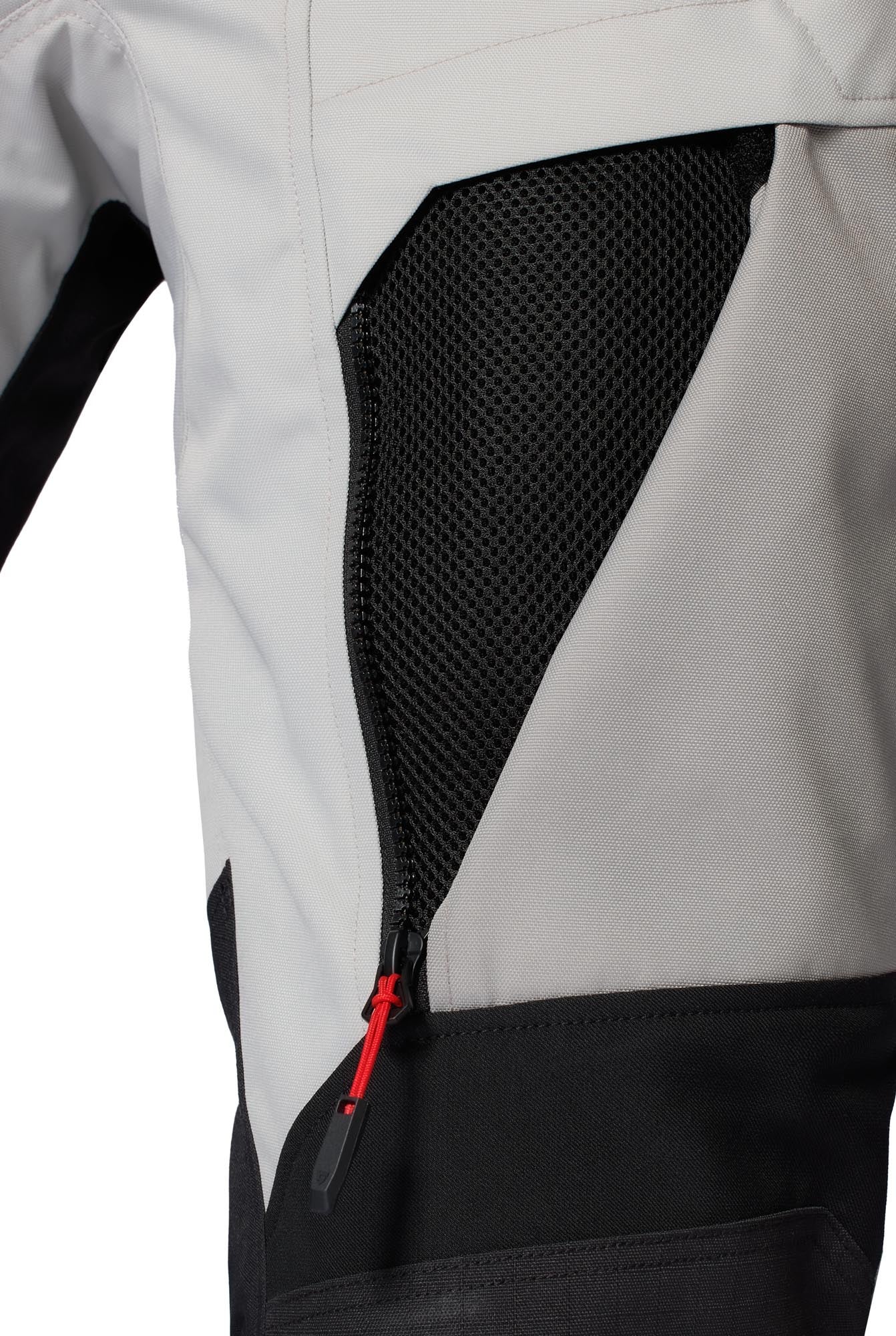 Side view of Revit Outback 5 Bicolor H2O waterproof Ladies Motorcycle Textile Pants