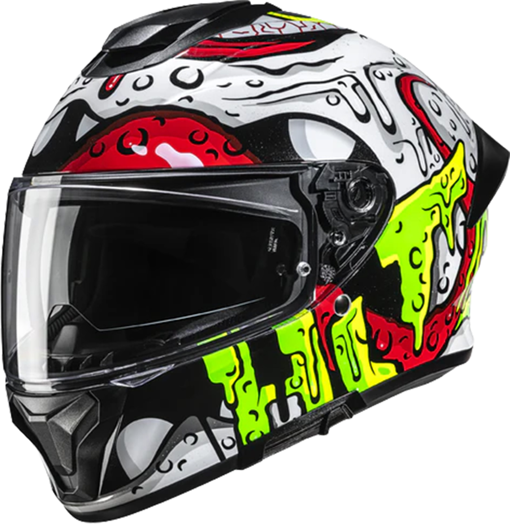 HJC C71 Squeeze Helmet white/green/red XL (60/61) Figure 1