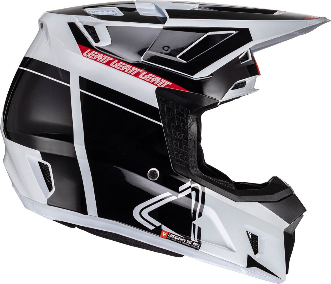 Leatt 7.5 V24 Casco da motocross con occhiali nero/bianco/rosso S (55/56) Figura 3