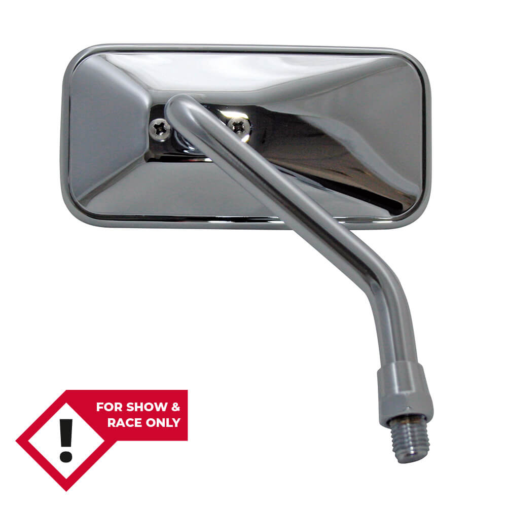 SHIN YO Chopperspiegel, kurz, rechtseckig Chrome Dreapta Figura 1