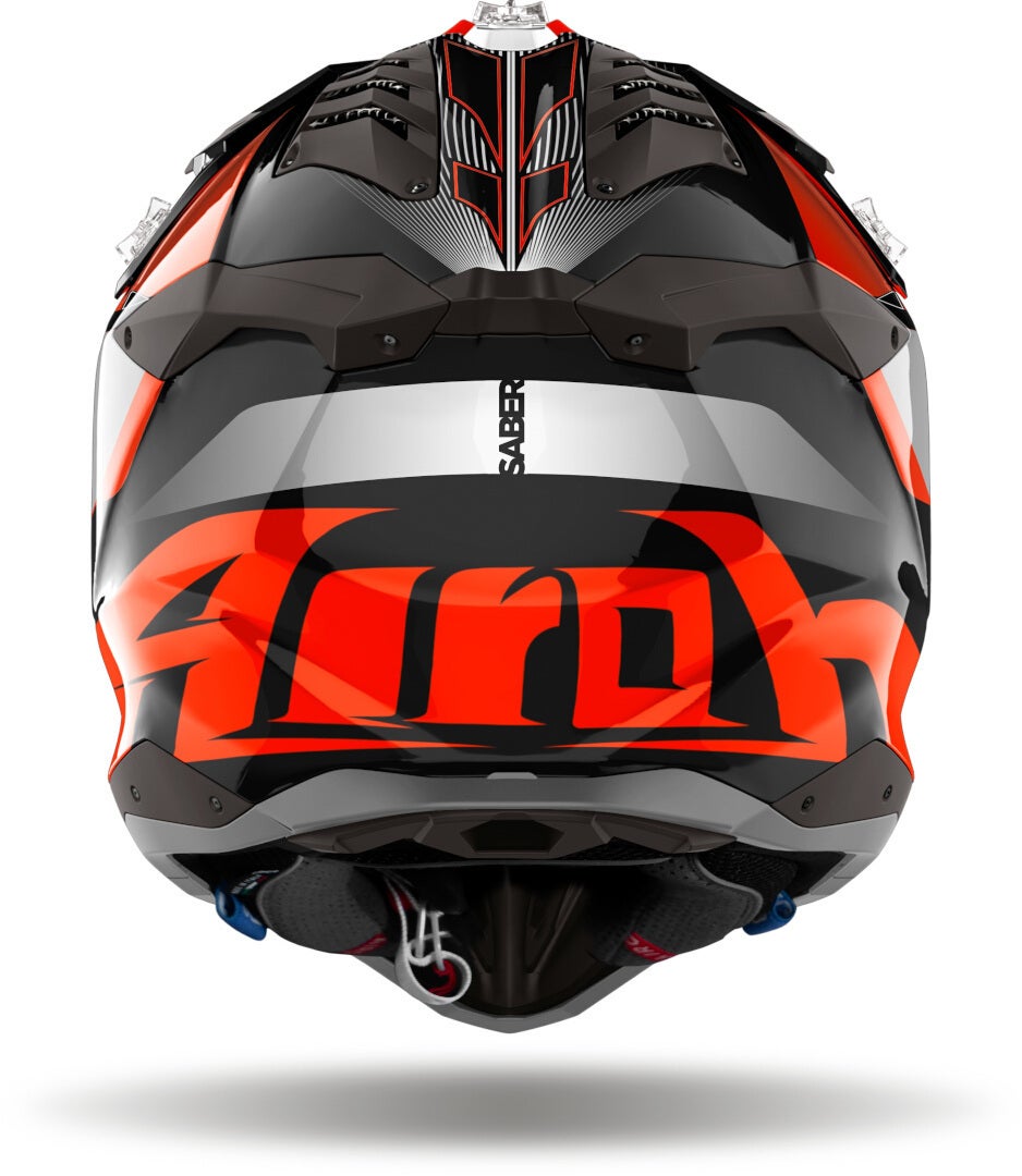 Airoh Aviator 3 Saber Motocross Helm grau/orange S (55/56) Abbildung 3