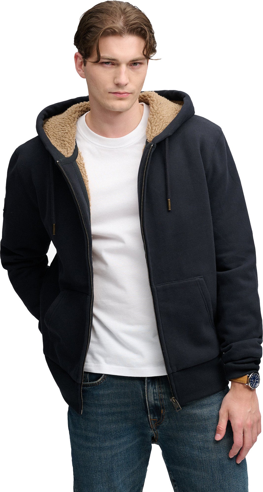 Superdry & Co Moletom com Zíper Azul marinho XL Figura 7