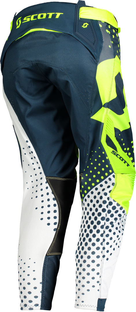 Scott 450 Angled Motocross Pants blue/yellow 36 Figure 2