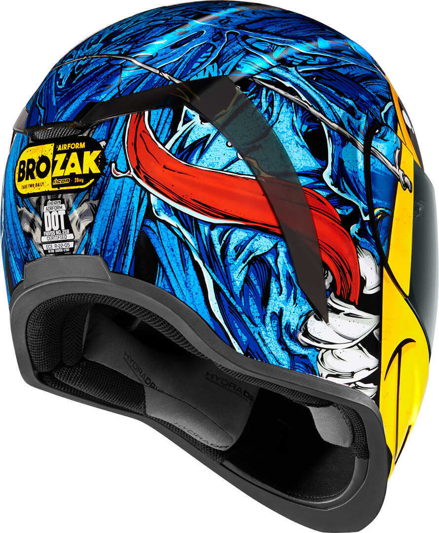 Icon Airform Brozak MIPS Helm blauw/geel S (55/56) Figuur 3