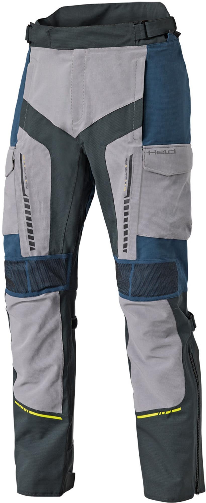 Held Tamarack Motorcycle Textile Pants grey/blue Long M Figure 1