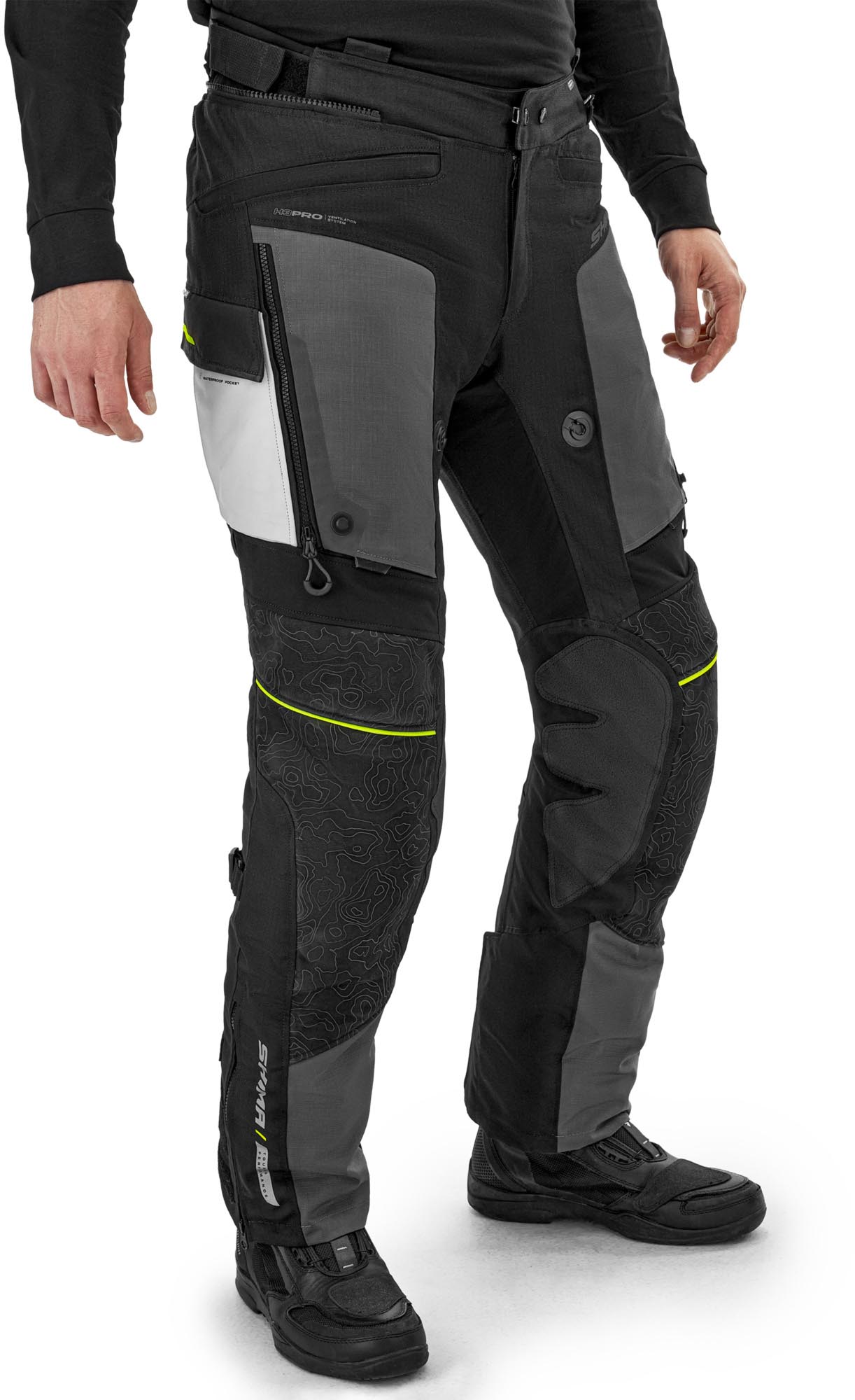 SHIMA Tracker Motorrad Textilhose grau XL Abbildung 3