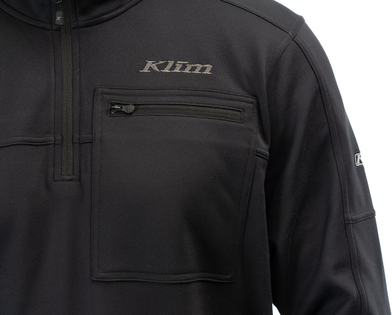 Klim Glacier 1/4 Zip Pullover preto L Figura 2