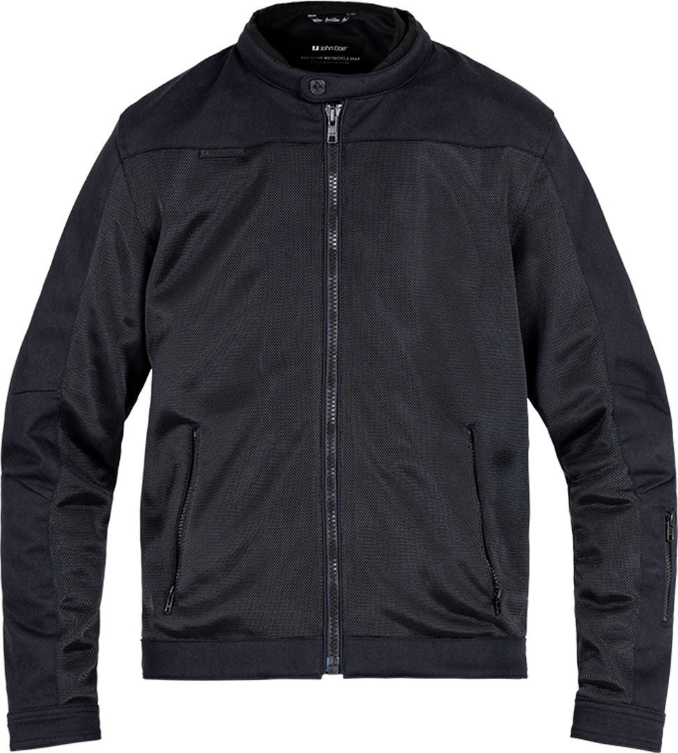 John Doe Aero Mesh Black perforated Motorcycle Textile Jacket M Figure 1