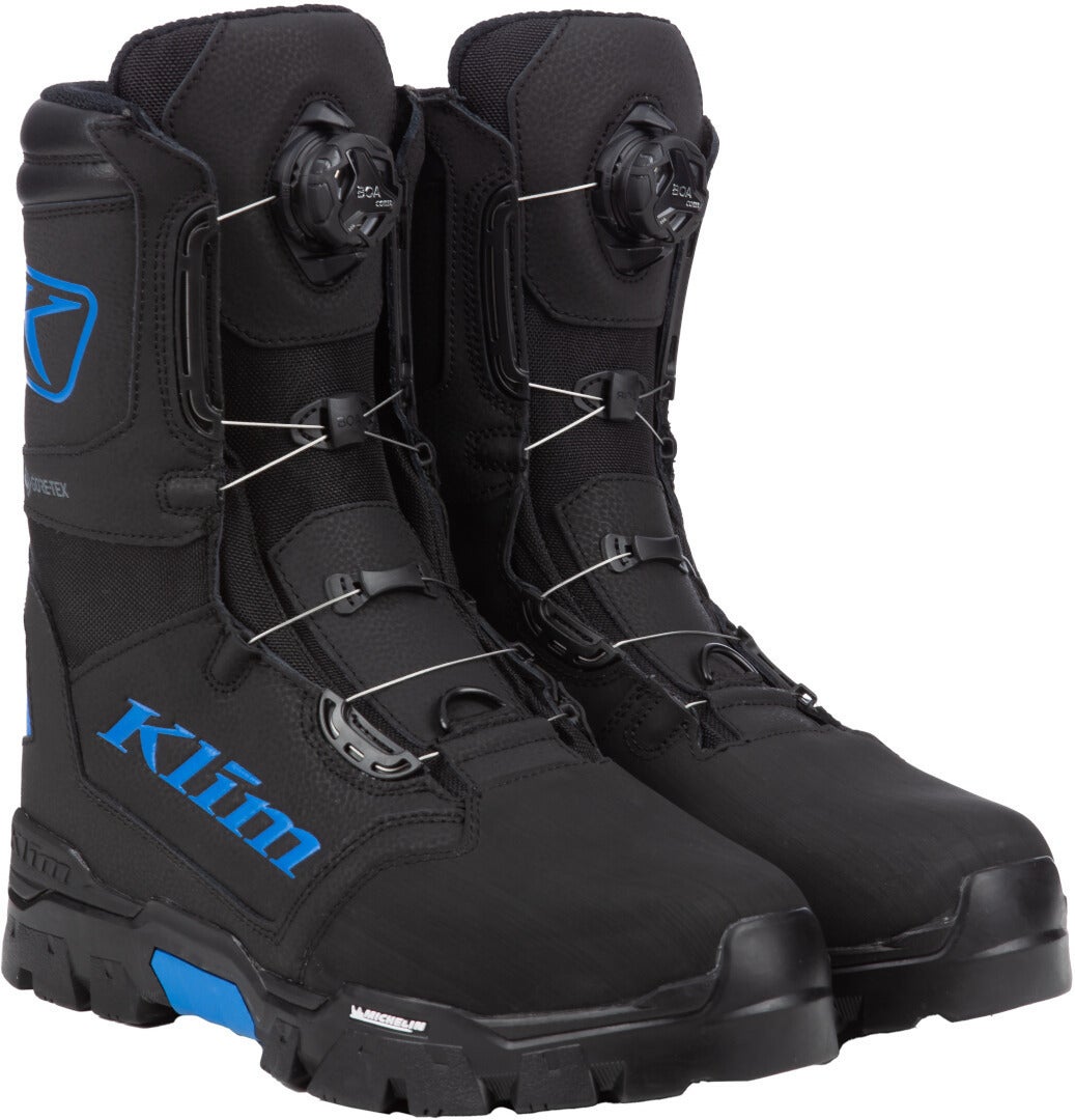 Klim Klutch GTX BOA Snowmobile Boots black/blue 10 Figure 1