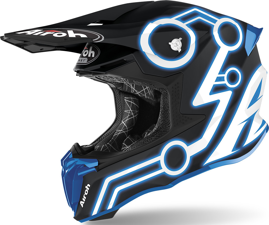 Airoh Twist 2.0 Neon Cască de motocross albastru L (59/60) Figura 1