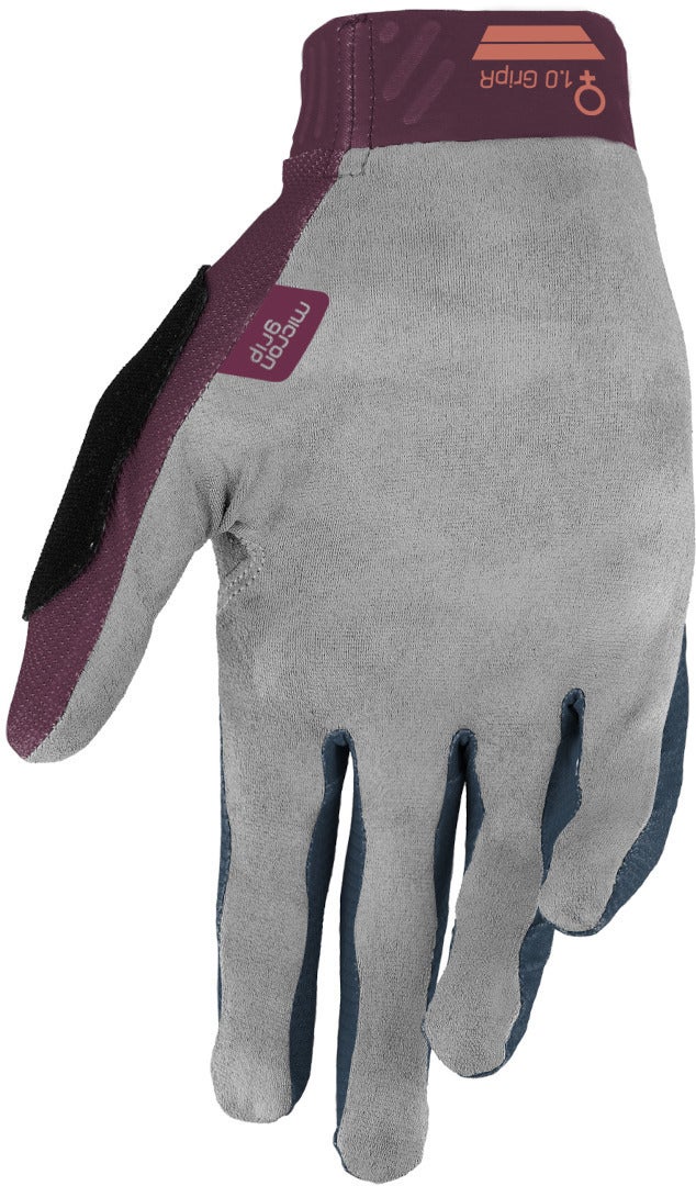 Leatt MTB GripR 1.0 Luvas de bicicleta femininas Violet S Figura 2
