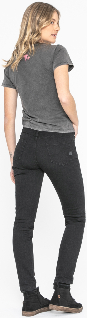 John Doe Jane High Mono XTM Dame Motorcykel Jeans Sort 32/32 Figur 8