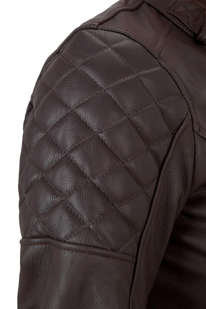 Bogotto Chicago Retro Damen Motorrad Lederjacke schwarz 44 Abbildung 4