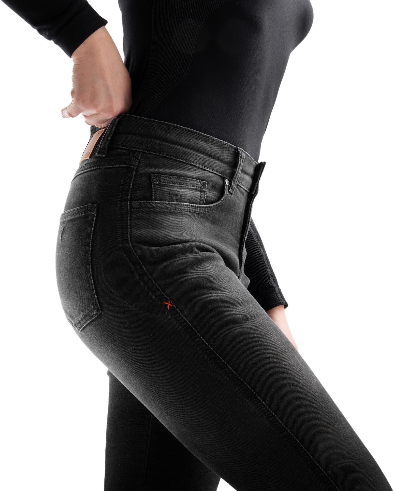 Side view of Rebelhorn Bronco Ladies Motorcycle Jeans