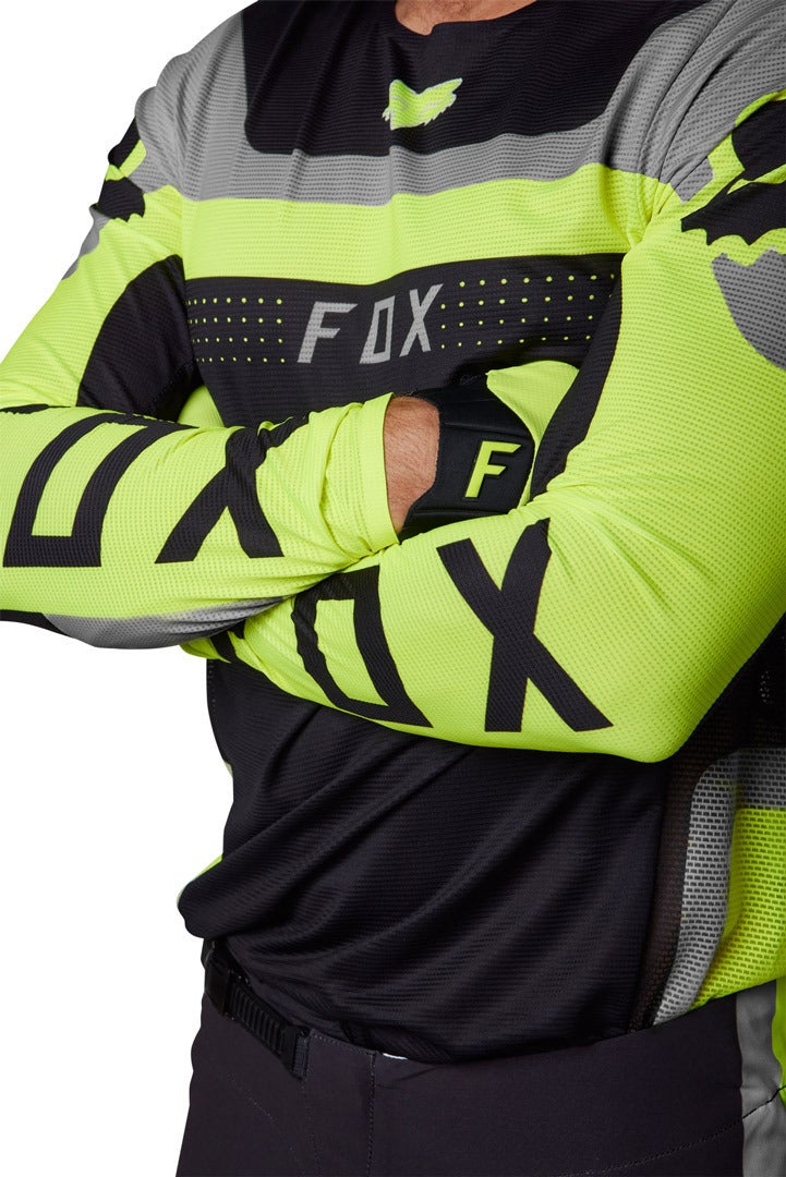 FOX Flexair Efekt Motocross Jersey gelb XL Abbildung 4