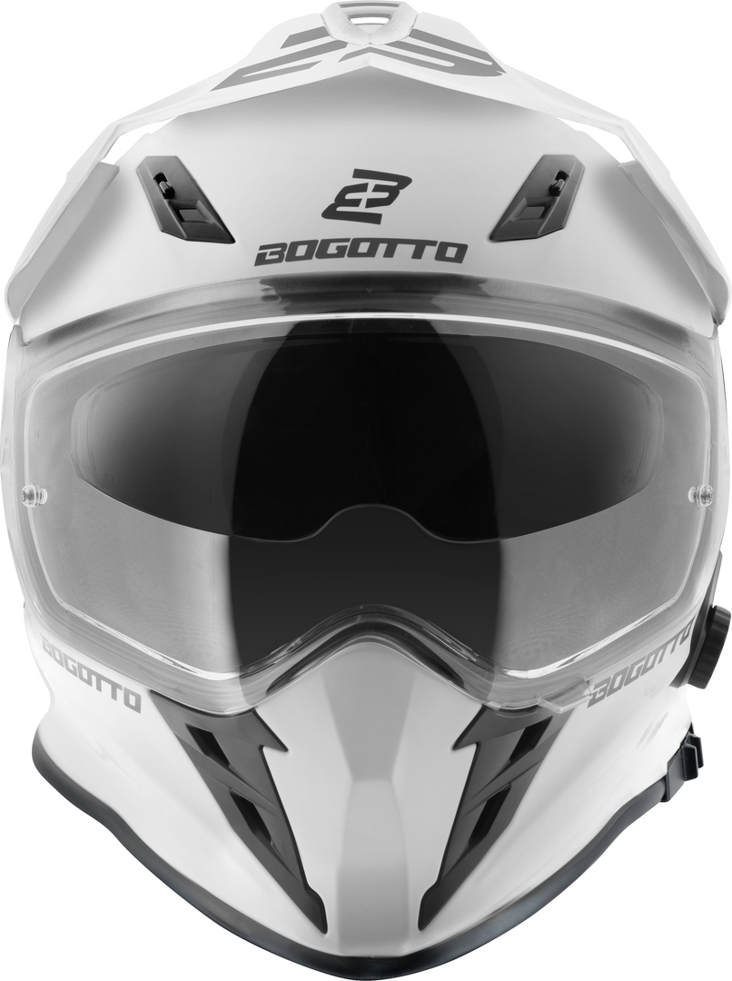 Bogotto H331 BT Bluetooth Kask Enduro White Matt L Rysunek 5