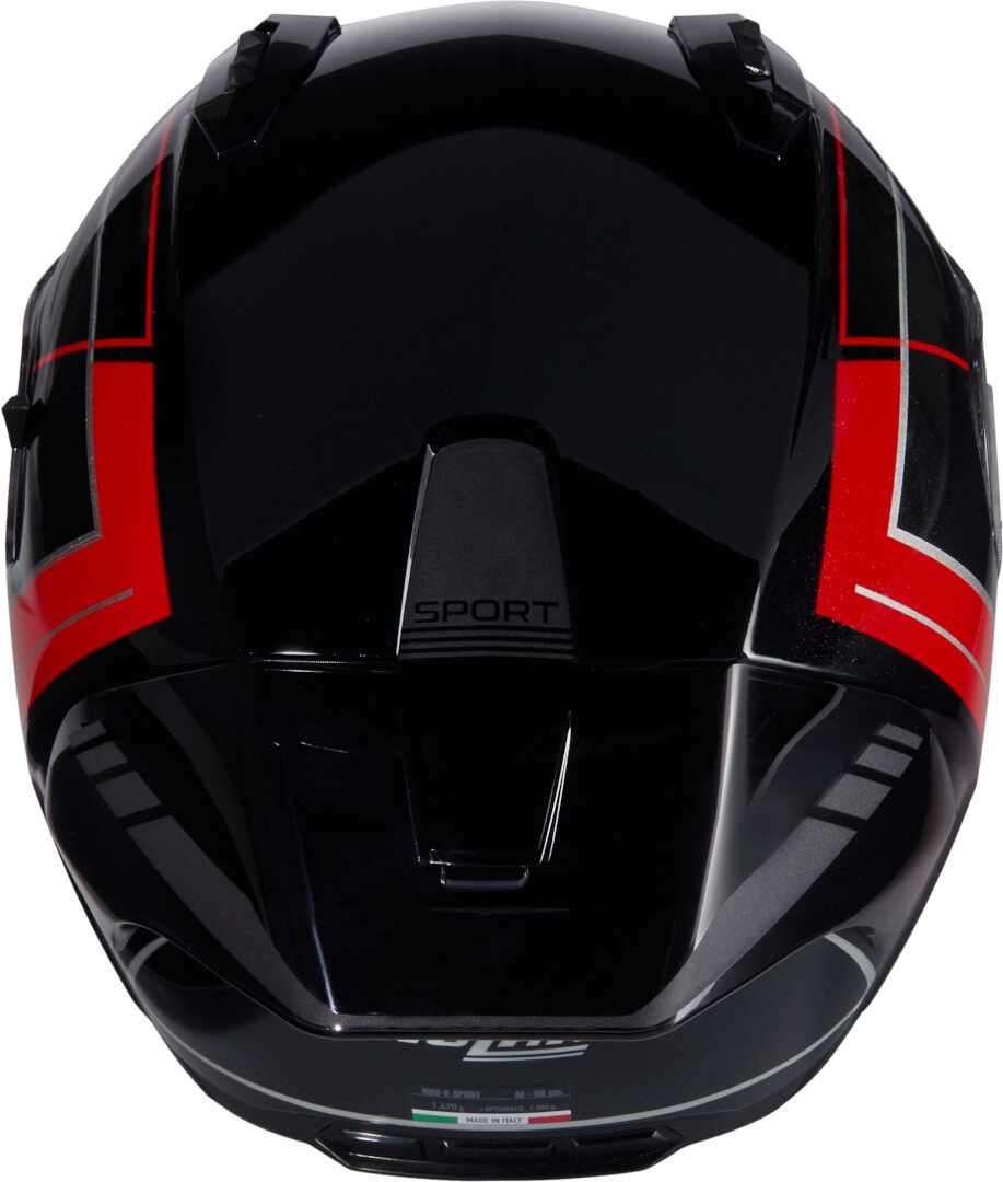 Nolan N60-6 Sport Mesmerico Cască Negru/Roșu S (56) Figura 2