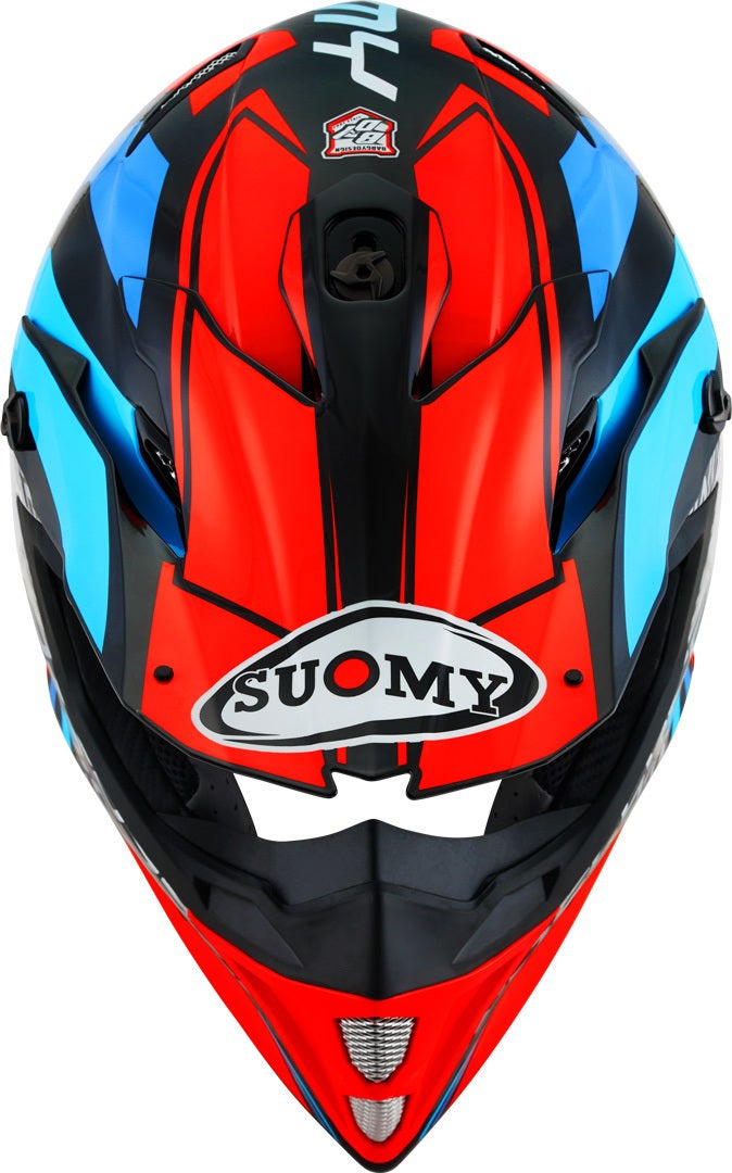 Suomy MX Speed Pro Forward Casco Motocross Arancione/blu M (57/58) Figura 7