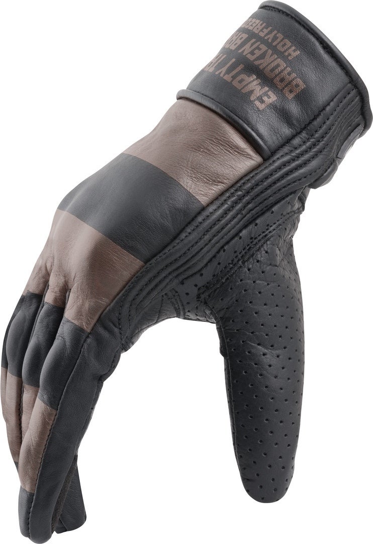 HolyFreedom Dalton Motorcykelhandsker sort/brun L Figur 4