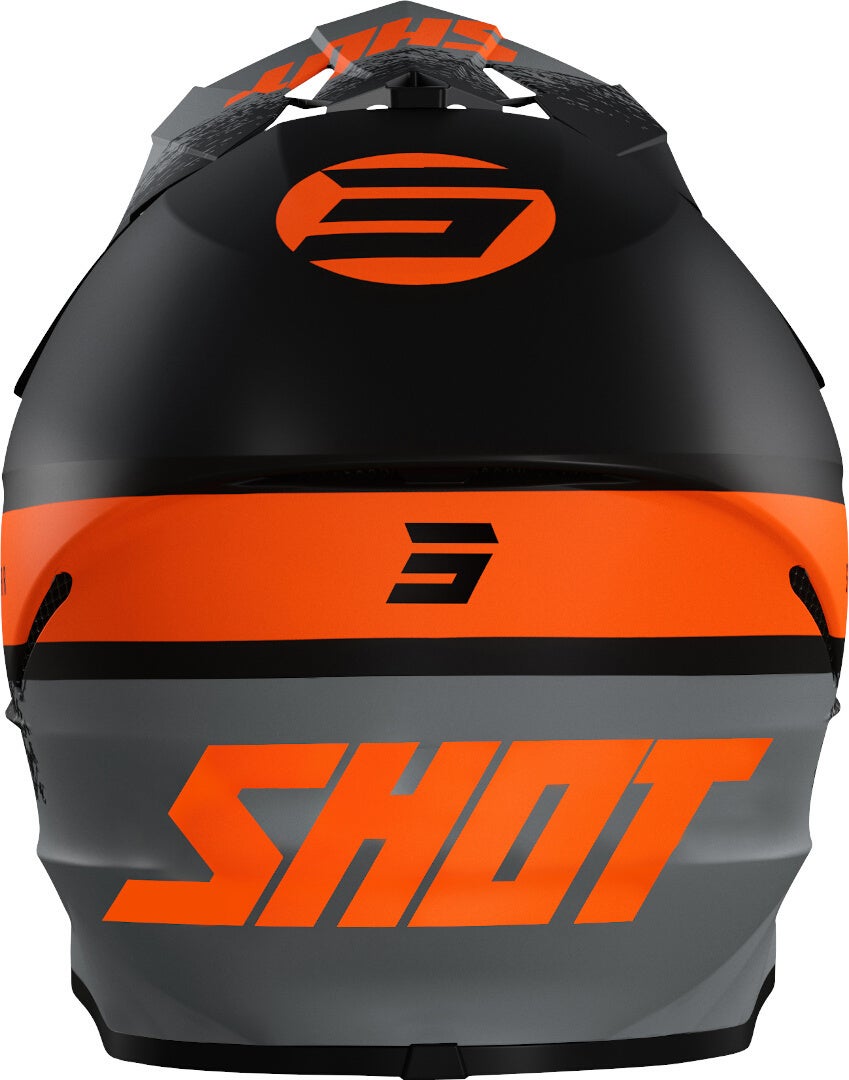 Shot Furious Roll Motocross hjelm sort/orange S (55/56) Figur 2