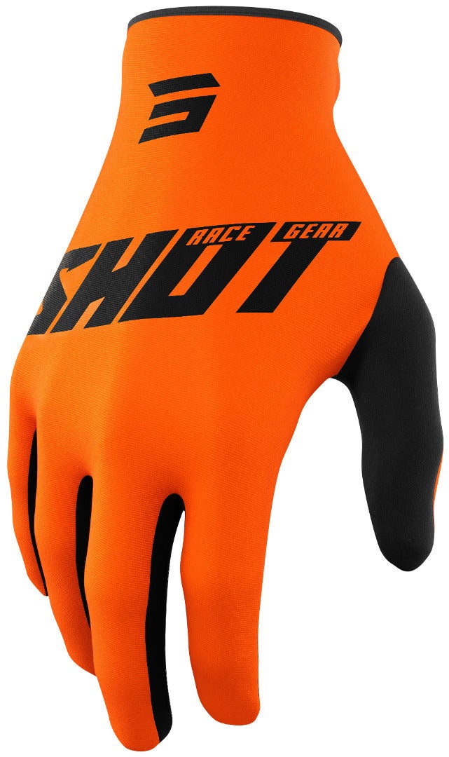 Shot Draw Burst Luvas de Motocross Laranja/Branco 11 Figura 1