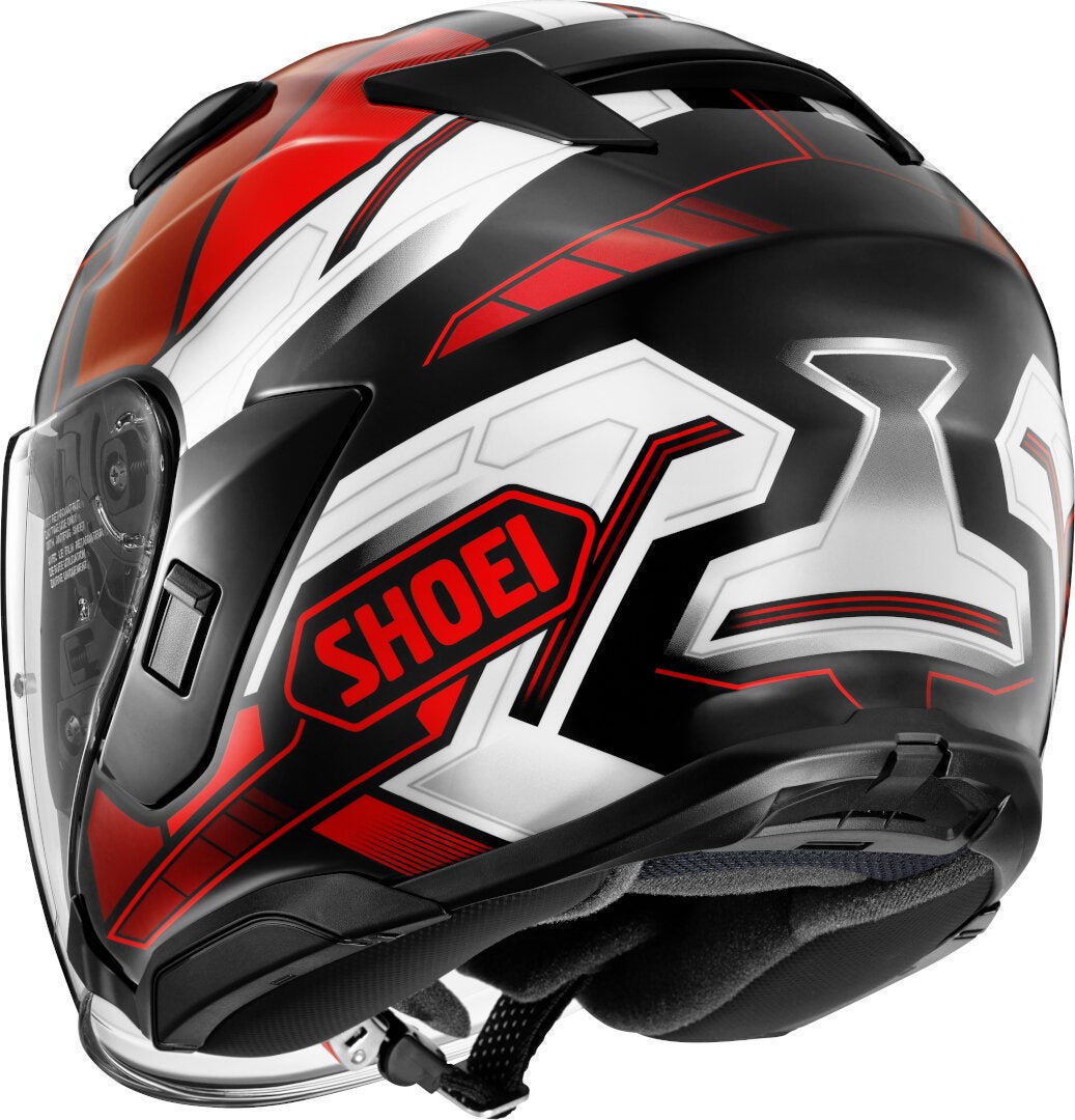 Shoei J-Cruise 3 Whizzy Cască cu reacție Negru/Roșu/Alb M (57/58) Figura 2