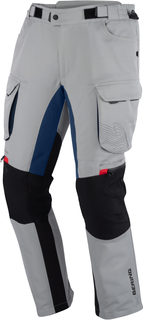 Bering Freeway waterproof Motorcycle Textile Pants grey/blue 3XL Figure 1