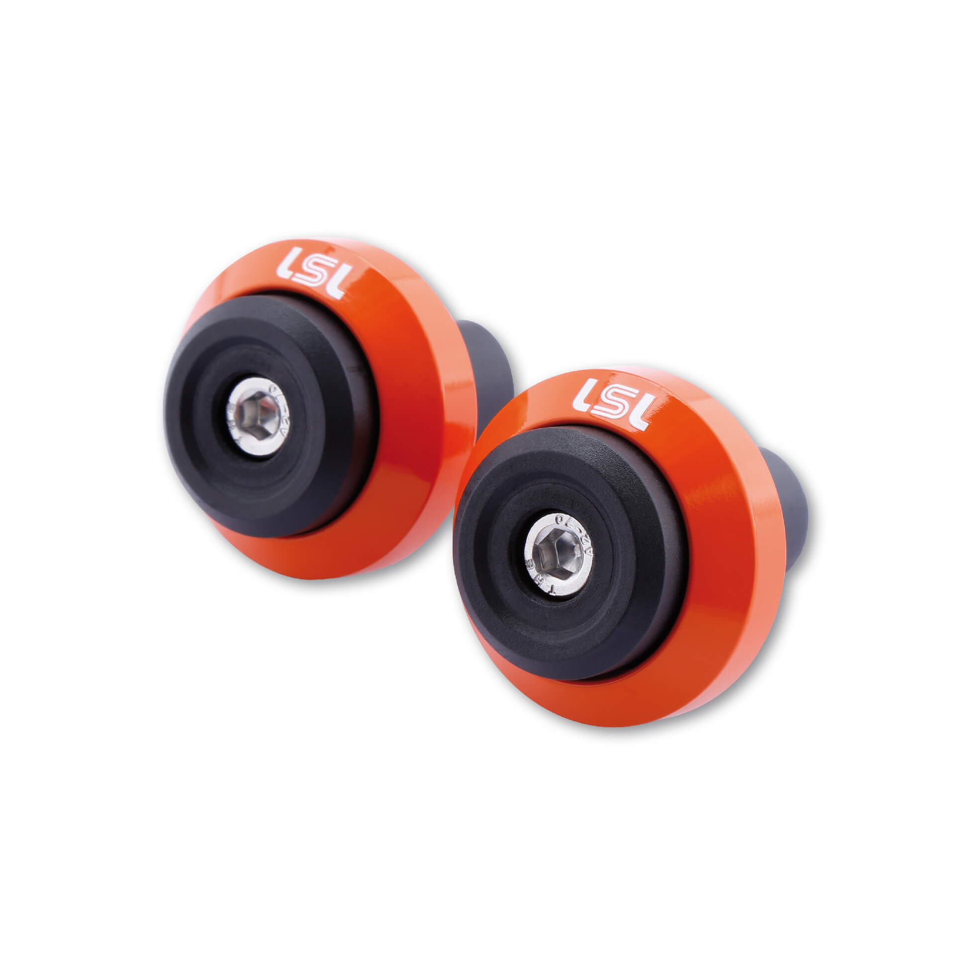LSL GONIA handlebar weights pair, in various colors orange Figure 1