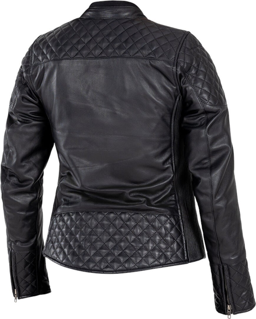 Side view of John Doe Adina Ladies Motorcycle Leather Jacket