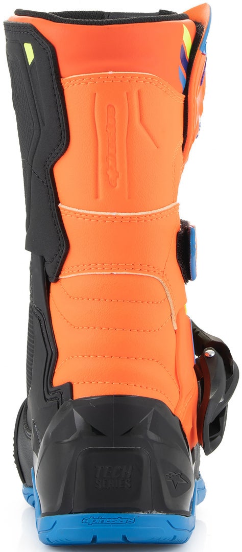 Alpinestars Tech 3S Bottes de motocross pour enfants orange/bleu/jaune 30,5 Figure 4