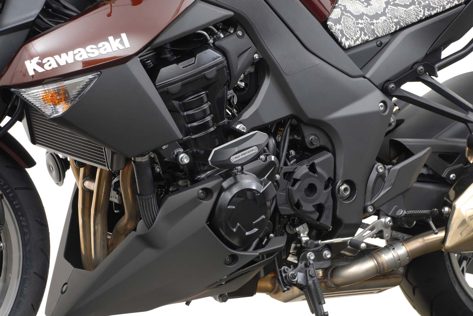 Kit deslizante SW-Motech Frame - Preto. Kawasaki Z 1000 (10-). Figura 2